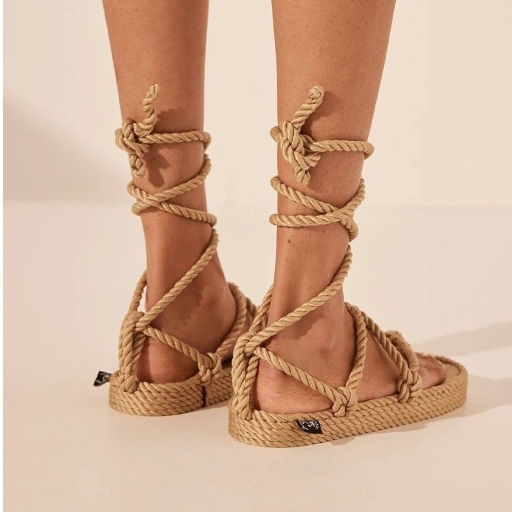 Nomadic State of Mind Romano Sandals Size 38 US 8-8.5 Natural Rope Gladiator